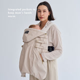 Baby Carrier Winter Cover - Beige