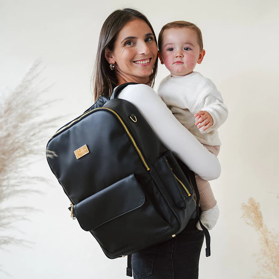 Women's Diaper Bag Backpack - Best Leather Diaper Bag Backpack for Women  Gift | Affordable & Stylish Diaper Backpack Bag | UPPER | La Madison -  Elegant Vegan Leather Diaper Bag Backpack - UPPER Brand