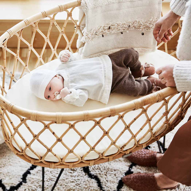 Luxury Rattan Baby Bed "Lana"